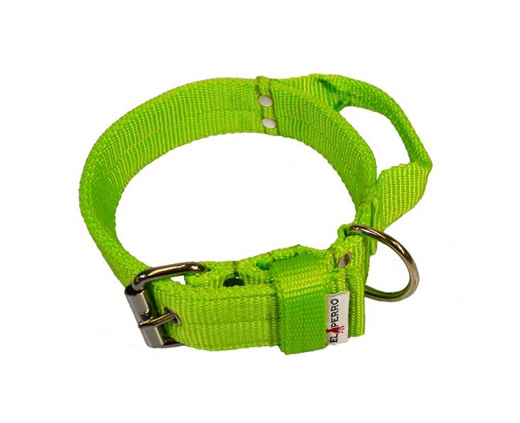 EL PERRO Kahvapanta lime 55 cm - Koiran tekstiilipannat - 1325 - 1