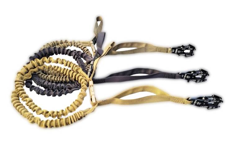 K9 Thorn Taktinentalutin KONG-lukolla 65/272 cm musta - Koiran tekstiilitaluttimet - 4375 - 1