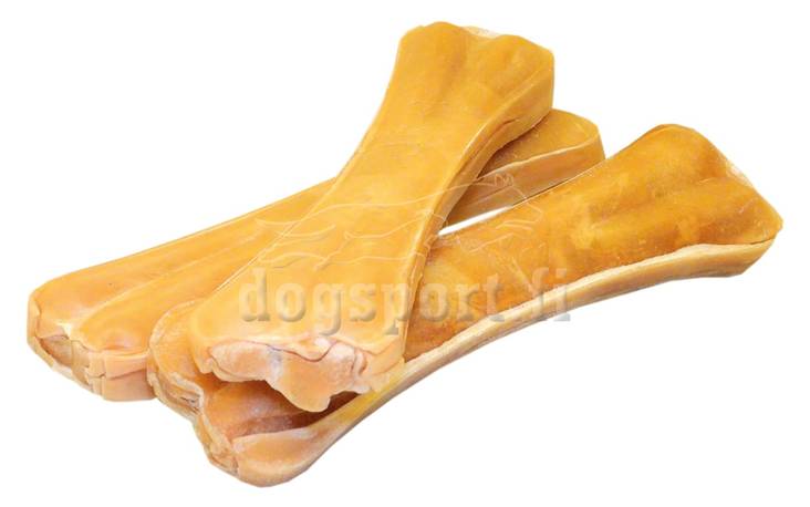 Naudan puristeluu 21 cm 10 kpl - Nahkaluut - 945 - 1