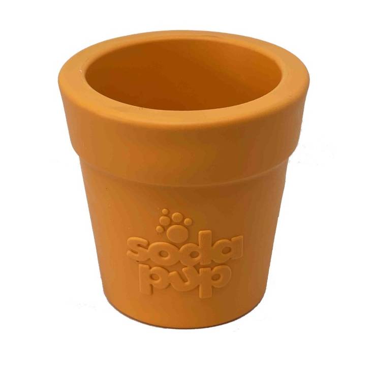 SodaPup Flower Pot aktivointilelu oranssi - Koiran aktivointilelut - 4515 - 1