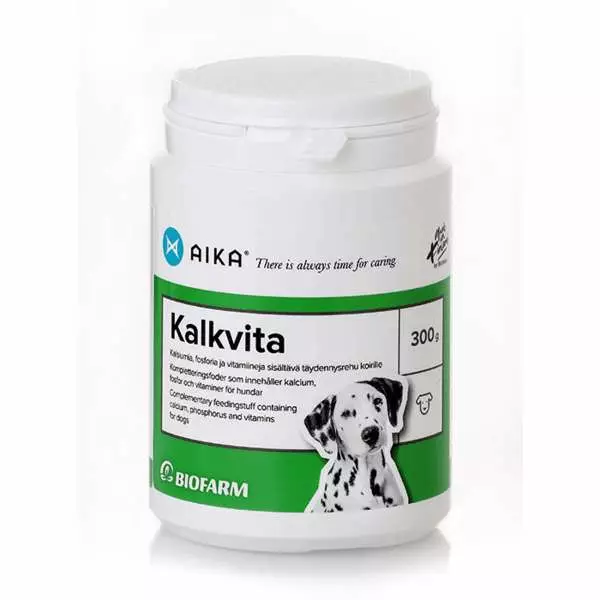 AIKA Kalkvita kalkki - vitamiinivalmiste koirille 300 g - Muut lisäravinteet koiralle - 2515 - 1