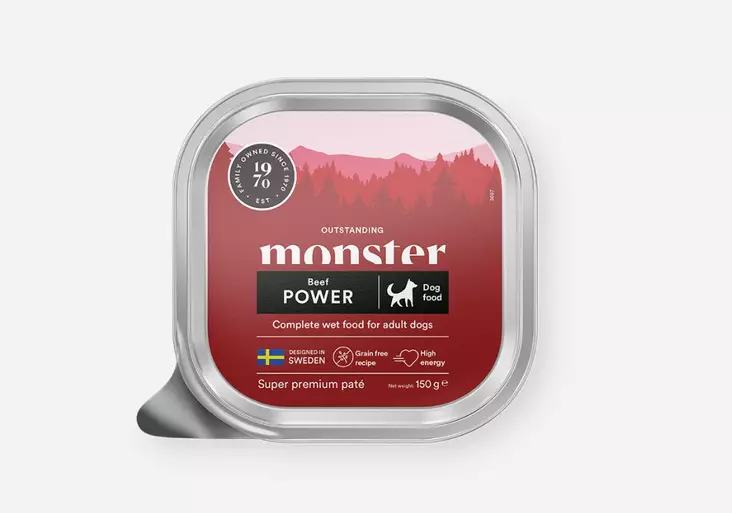 Monster Dog Power Beef Pate 150 g - Monster - 2825 - 1