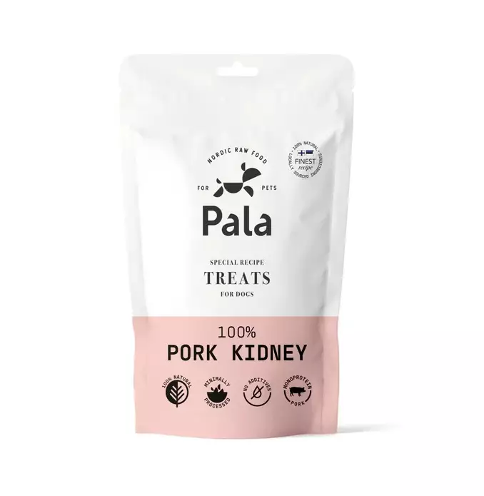 Pala Treats Pork kidney - Possun munuainen herkkupalat 100 g - Koulutusherkut - 5675 - 1