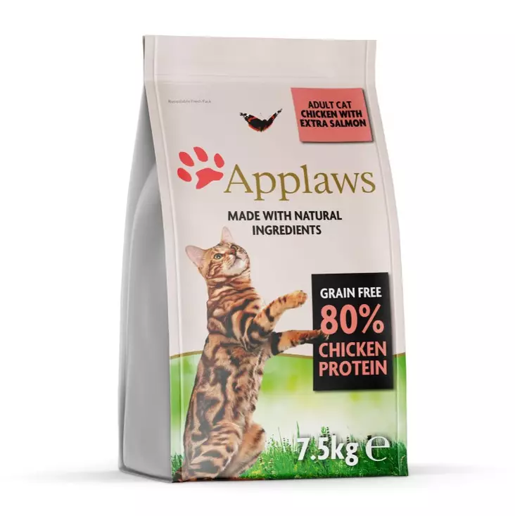Applaws Adult Cat kana & lohi 7,5 kg - Applaws - 5865 - 1
