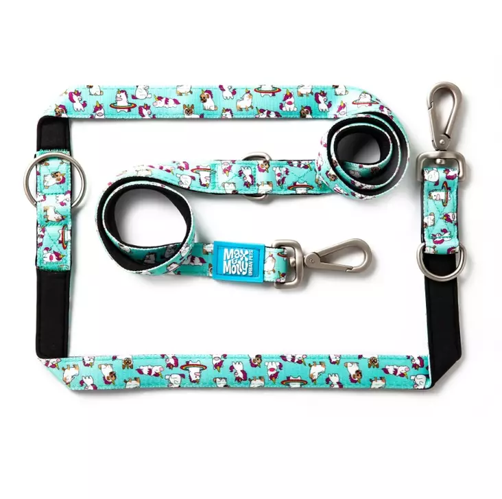 Max & Molly Multi-Function leash unicorn XS - Koiran tekstiilitaluttimet - 5895 - 1