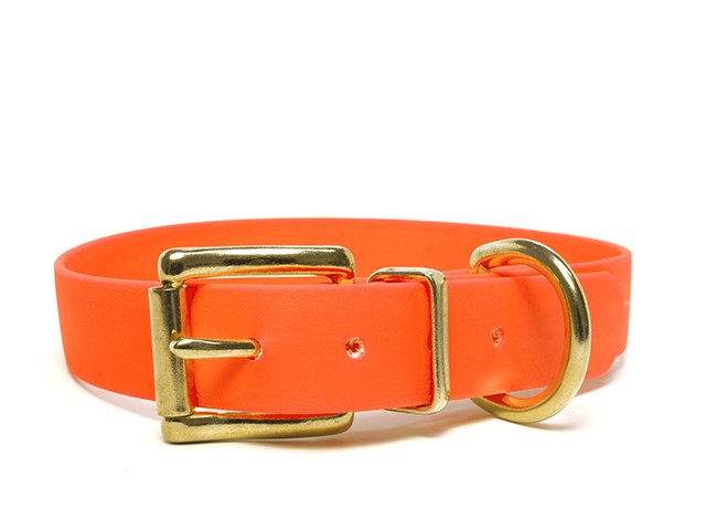 Biothane panta 25 mm oranssi 35-43 cm - Koiran tekstiilipannat - 6075 - 1