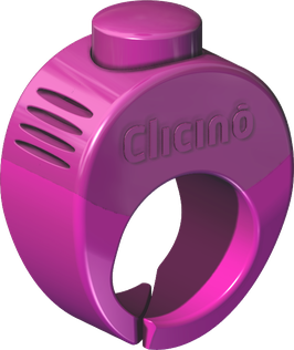 Clicino clicker-ring sormusnaksutin, pinkki S - Naksuttimet - 5985 - 1