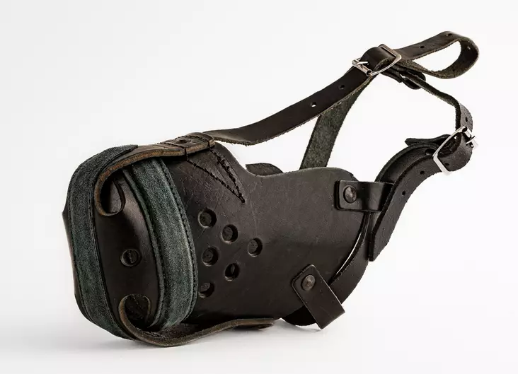 D&C Nahkakoppa malinois metallivahvikkeella - Nahkaiset kuonokopat koiralle - 105 - 1