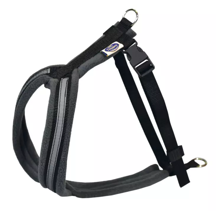 D&C Pehmustettu Y-valjas harmaa koko 05 - Koiran valjaat - 155 - 1