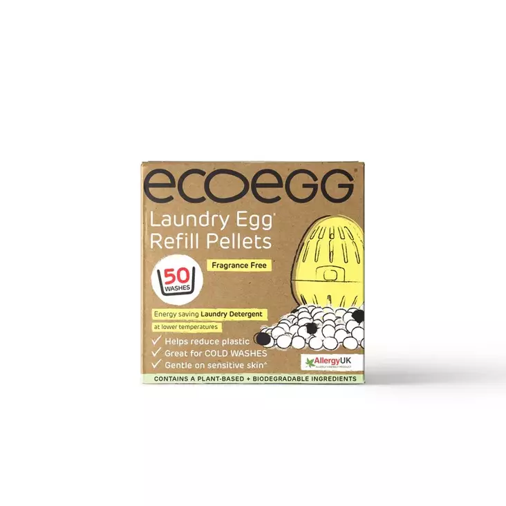 Ecoegg hajusteeton pyykkimunan täyttöpakkaus 50 pesua - Puhdistusaineet - 3825 - 1