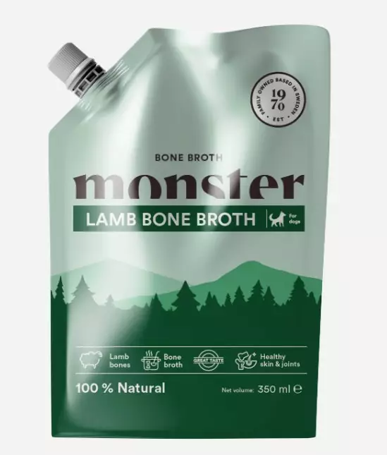 Monster Dog Bone Broth Lamb luuliemi 350 ml - Monster - 5435 - 1