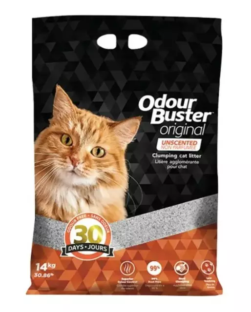 Odour Buster kissanhiekka 14 kg - Kissanhiekat - 905 - 1