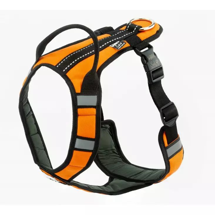 Sali V-Trek valjas kahvalla oranssi S - Koiran valjaat - 1775 - 1