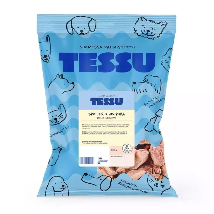Tessu Broilerin kivipiira 900 g - Tessu - 3575 - 1