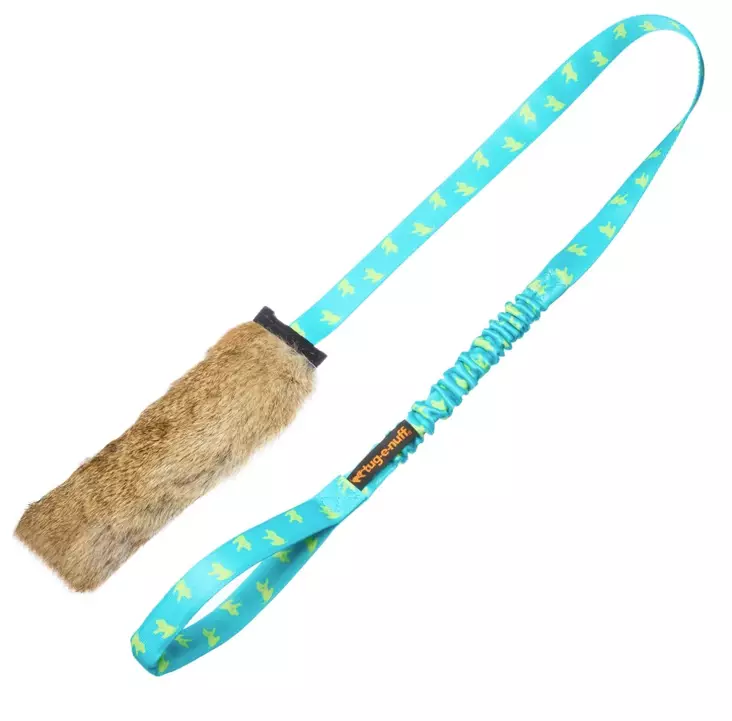 Tug-e-nuff Squeaky Bungee turkoosi - Karvalelut - 4145 - 1