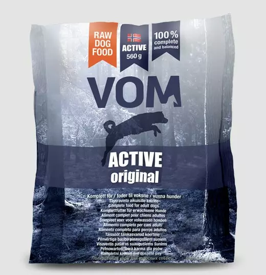 VOM Active Original koiran täysravinto raakaruokapullat 560 g - VOM raakaruoat koirille - 3605 - 2