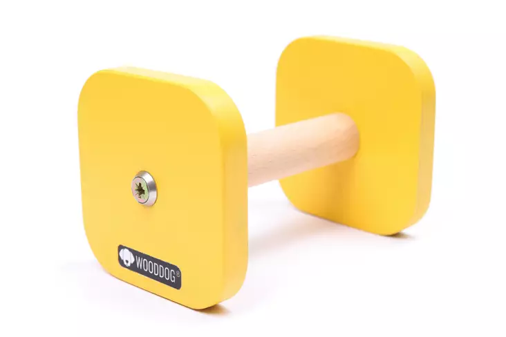 Wooddog noutokapula paksu laippa keltainen S - TOKO-noutokapulat - 5165 - 1