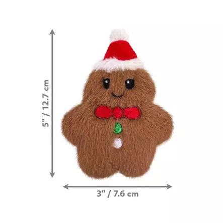 Kong Holiday Snuzzles Mini Gingerbread Man koiran pehmolelu - Koiran pehmolelut - 2666 - 2