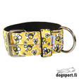 EL PERRO Solkipanta leveä honeybee 55 cm - Koiran tekstiilipannat - 3046 - 3