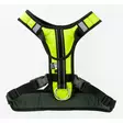 Sali V-Trek valjas kahvalla, limevihreä S - Koiran valjaat - 1776 - 2