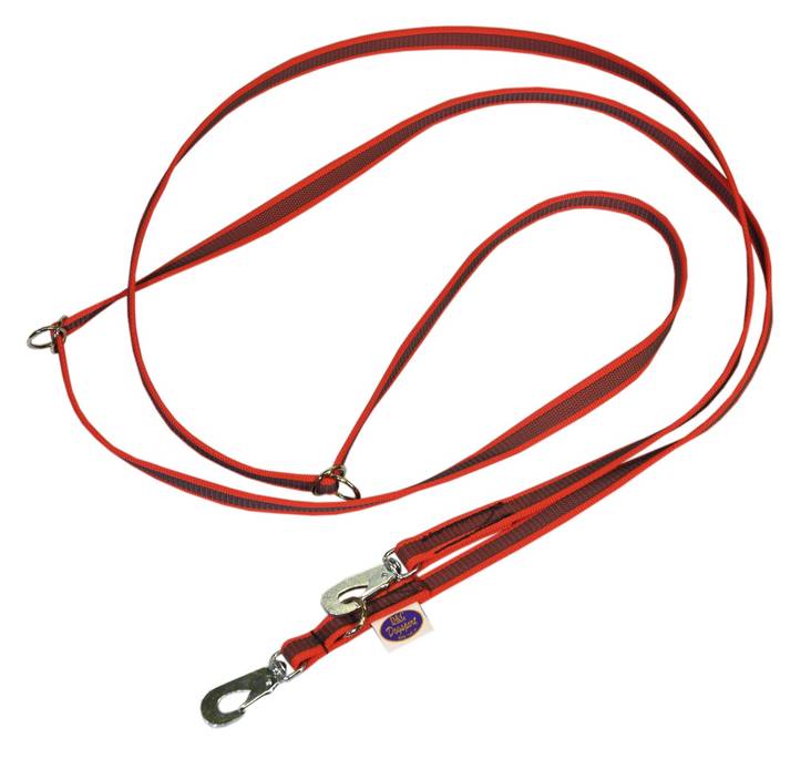 D&C Supergrip monitoimitalutin 3 m BGB-lukolla punainen - Koiran Supergrip taluttimet - 226 - 1