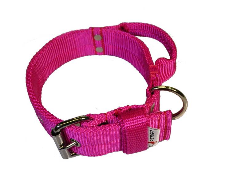 EL PERRO Kahvapanta pinkki 55 cm - Koiran tekstiilipannat - 1326 - 1