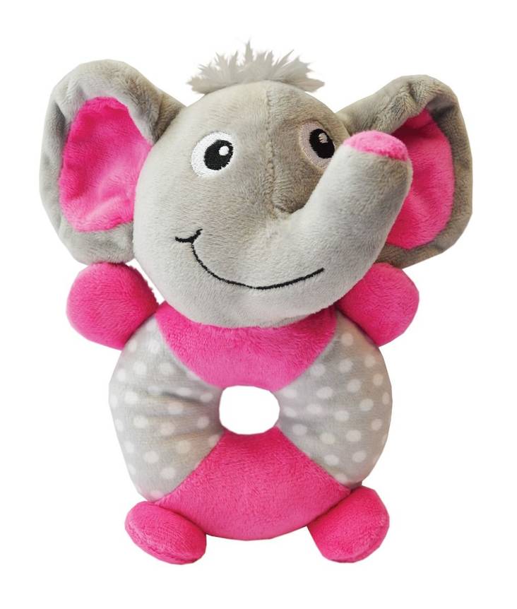 Happy Pet Little Rascals norsu pehmolelurengas - Koiran pehmolelut - 4886 - 1