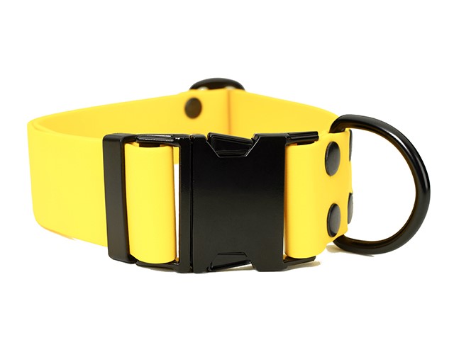 Biothane panta 38 mm keltainen 30-40 cm - Koiran tekstiilipannat - 4286 - 1