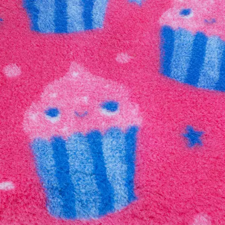 Foxy Fur karva-alusta pinkki kuppikakku 75 x 100 cm - Koiran pedit ja alustat - 2796 - 1