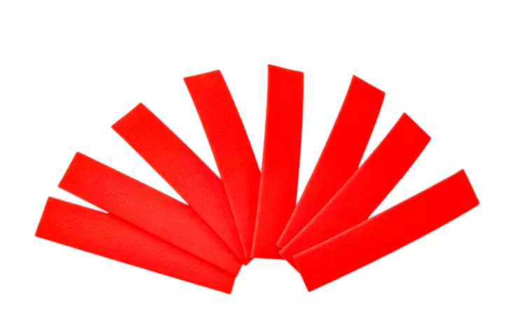 D&C Ruudun eteenmenon merkkipalat neon oranssi - Ruutunauhat - 2956 - 1