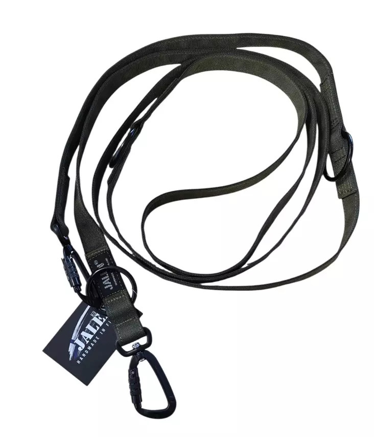 Jalèn Milspec monitoimitalutin 3 m Twistlock -lukoilla oliivi - Koiran tekstiilitaluttimet - 5756 - 1