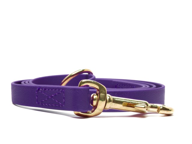 Mystique Biothane talutin 19 mm 200 cm tummanliila - Koiran tekstiilitaluttimet - 6076 - 1