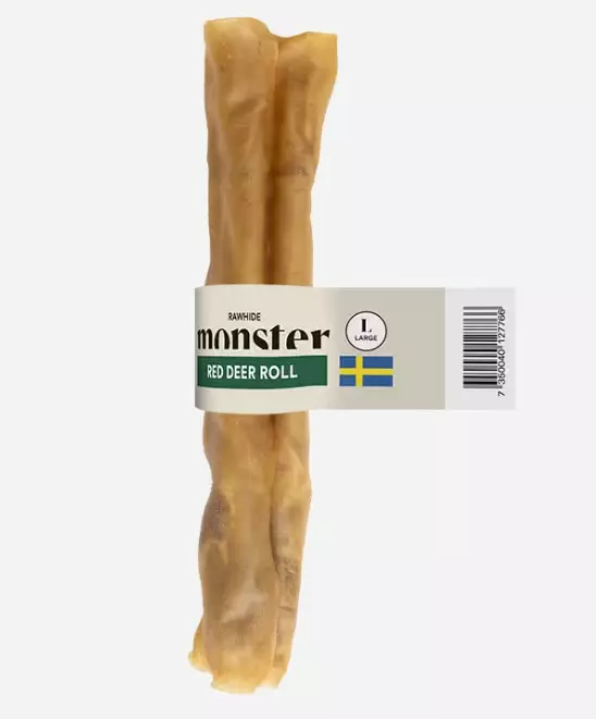 Monster Rawhide Red Deer Roll L puruluu - Nahkaluut - 6286 - 1