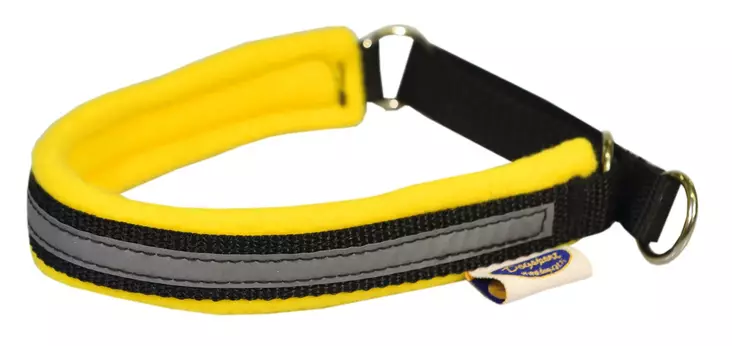 D&C Fleecepanta 25-30 cm keltainen - Koiran tekstiilipannat - 566 - 1