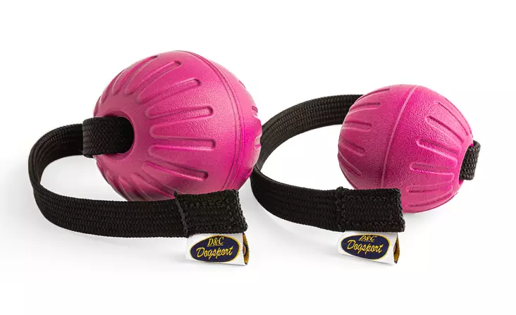 D&C Foam pallo nauhalla fuchsia pieni - Narupallot ja pallot - 1586 - 1