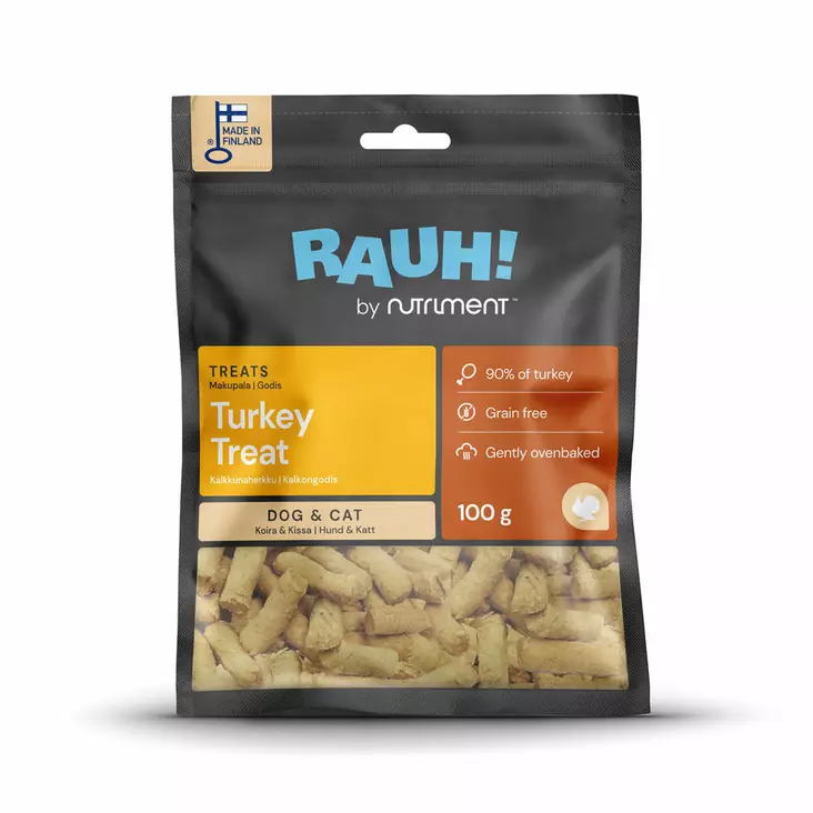 RAUH! Turkey Treat / Kalkkunaherkku 100 g - Koulutusherkut - 2326 - 1