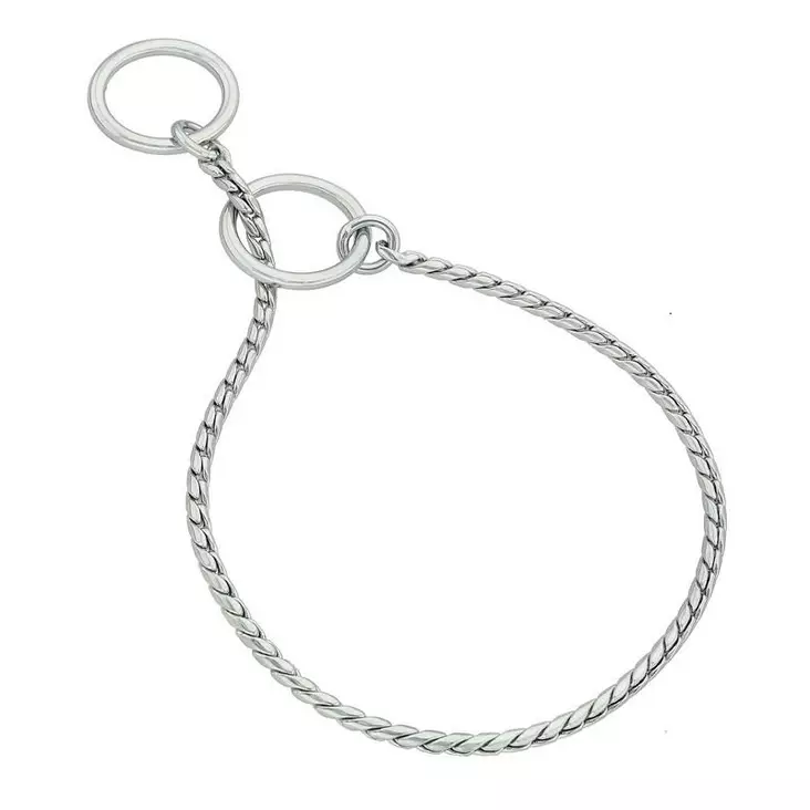 Snake näyttelyketju hopea 40 cm - Näyttelypannat koiralle - 2686 - 1