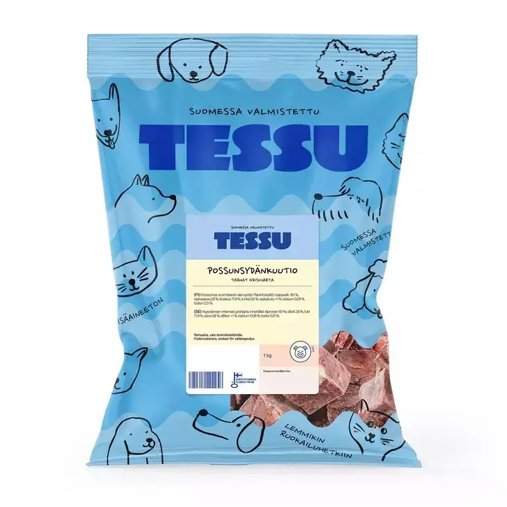 Tessu Possunsydänkuutio 1 kg - Tessu - 1486 - 1