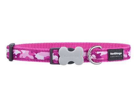 RedDingo Design panta camo pinkki 20-32 cm - Koiran tekstiilipannat - 3887 - 1