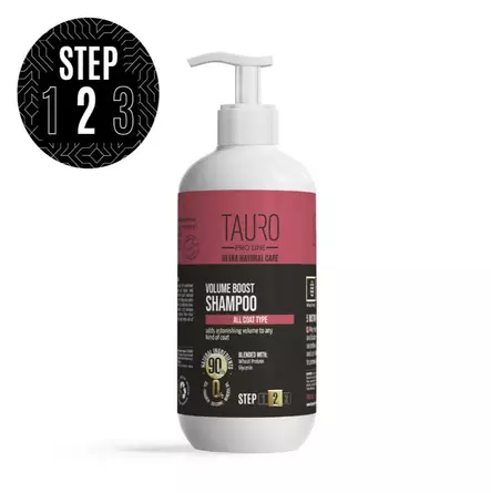 Tauro Natural Care Volume Boost tuuheuttava shampoo koirille ja kissoille 400 ml - Koiran shampoot ja hoitotuotteet - 5727 - 1