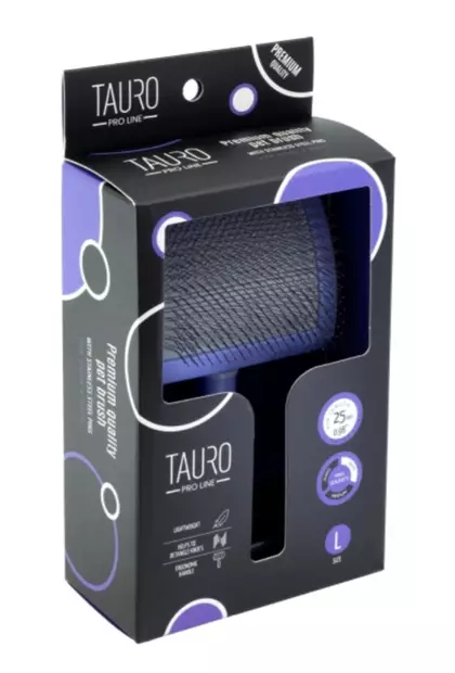 Tauro muovinen karsta 25 mm piikeillä large SOFT violetti - Koiran karstat - 5737 - 1