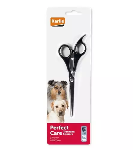 Karlie Perfect Care suorat trimmaussakset 17 cm - Koiran trimmaussakset - 5787 - 1