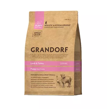 Grandorf Puppy Lamb & Turkey 3 kg - Grandorf - 6367 - 1