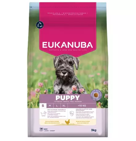 Eukanuba Puppy Small Breed koiranpennun kuivaruoka 3 kg - Eukanuba kuivaruoat koiralle - 6197 - 1