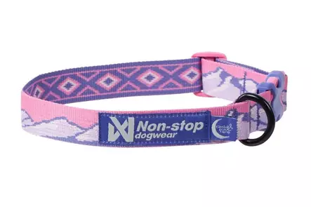 Non Stop Trail Quest Collar Rachel Pohl Edition kaulapanta violetti/pinkki koko S - Koiran tekstiilipannat - 2637 - 1