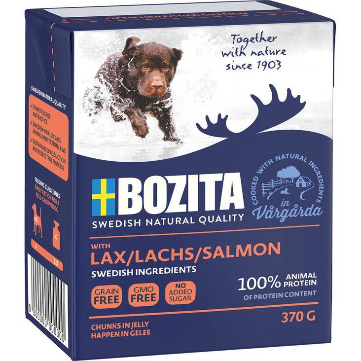 Bozita Naturals Tetrapack Lohi 370 g - Bozita märkäruoat - 3507 - 1