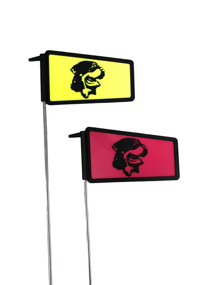 D&C Jälkipaalu muovi, rottis neon keltainen - Jälkipaalut - 467 - 1