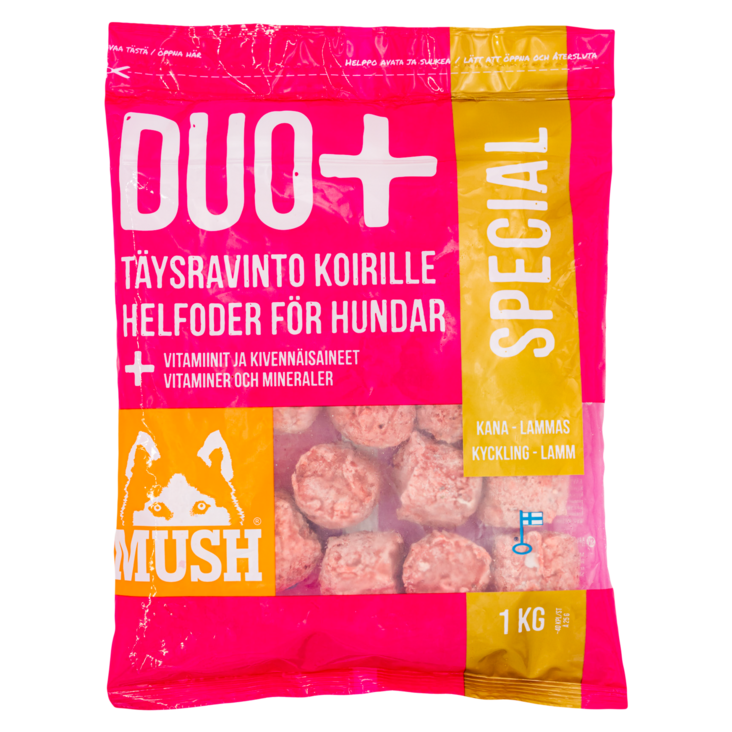 Mush Duo+ Special kana-lammas 1 kg - Mush - 3197 - 1