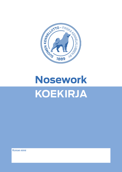 Nosework koekirja - Omistajan tarvikkeet - 3967 - 1