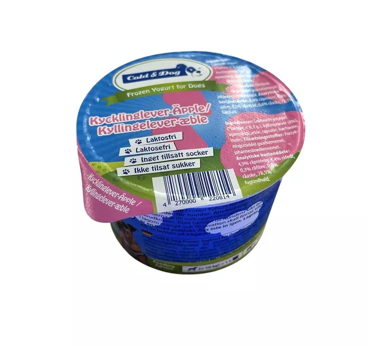 Cold & Dog koiran jäätelö kananmaksa 90 ml - Koiran jäätelöt - 2547 - 1